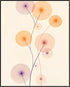 Posterizer 1 pcs-minimalist dainty flowers in orange and purple art 5-Abstract & Modern Art-Floral & Botanical Art-Chic Home Decor- unframed wall ...