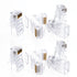 Cat5e RJ45 Modular Plugs, 8P8C UTP Ethernet Crimp Connectors, Solid or Stranded Cable Ends, Gold-Plated Contacts (100 Pack)...