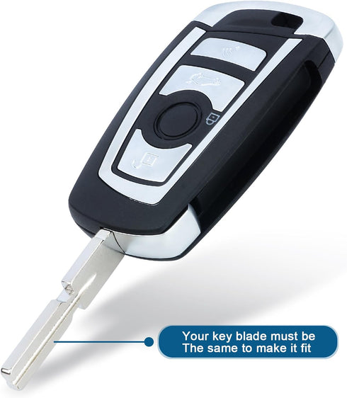 EWS Modified Flip Remote Key 315MHZ ID44 1998-2005 for BMW 3 5 + 7 Series HU58...