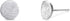 Boma Jewelry Sterling Silver Iced Finish Circle Stud Earrings...
