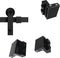 2PCS Barn Door Stopper for Sliding Barn Door Flat Track, Perfect Replacement Sliding Barn Door Hardware Accessories (Fit for Track: Width: 1-7/16 ...