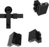 2PCS Barn Door Stopper for Sliding Barn Door Flat Track, Perfect Replacement Sliding Barn Door Hardware Accessories (Fit for Track: Width: 1-7/16 ...