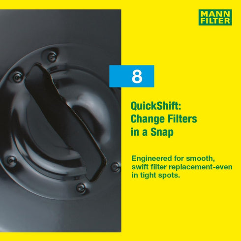 MANN-FILTER HU 8010 Z Oil Filter - Cartridge...