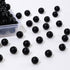 Ecally 300 Pieces Black Matte Onyx Beads Natural Black Agate Round Frosted Onyx Gemstone Loose Beads for Bracelet Necklace Jewelry DIY Making(6 mm...