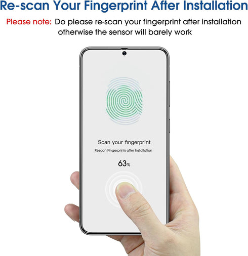 amFilm 2+2 Pack OneTouch Privacy Screen Protector for Samsung Galaxy S24 6.2 inch + Camera Lens Protector, Tempered Glass, 30 Seconds Auto-Alignme...