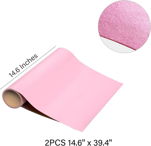 2PCS Self Adhesive Felt Sheets, DIY Felt Adhesive Sheet for Art & Crafts, Peel and Stick Felt for Drawer/Jewelry Box Felt Liner, Solid Color Felt ...
