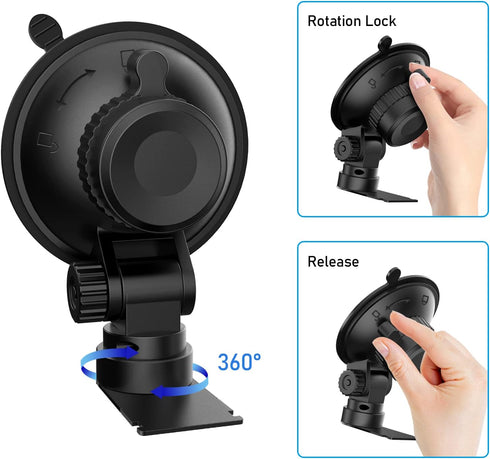 Radar Detector Mount, Windshield &Dashboard Radar Suction Cup Mount, for Escort Max, Max2, MAX360 Radar, (Not Compatible with MAX360C & MAX3, Not ...