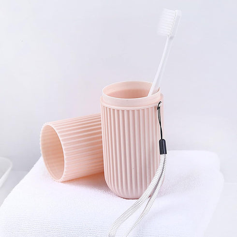 Travel Toothbrush Holder, Toothbrush Travel Case, Minimalist PP Portable with Dust Cover Toothbrush Cover Travel Toothbrush Case for Traveling, Ca...
