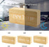 OCT17 Wooden Digital Alarm Clock, Wood Fashion Multi-Function LED Alarm Clock with USB Power Supply, Voice Control, Timer, Thermometer - Bamboo...