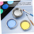 Cabilock Paint Palettes Watercolor Painting Tray: 12 Pcs Stainless Steel Paint Pallet, Paint Holder for , Mini Mixing Palette, Painting Palette fo...