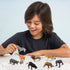RUSON 12 Pcs Safari Animals Figures Toys, Realistic Mini Jungle Zoo Animal Figurines Cake Topper Toy Set Christmas Birthday Easter Egg Gift Party ...