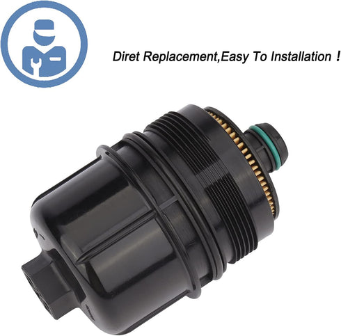 ONER Engine Oil Filter, Compatible With 2020 2021 Ram 1500,2020 2021 Jeep Wrangler,2021 Jeep Gladiator 3.0L V6 Diesel,Replaces# 68498720AA,6850759...