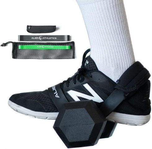 Custom 10" Mini Bands for Attaching Dumbbells to Your Feet | Perfect for Hip Flexor Raises, Hamstring Curls, Leg Extensions and Tibialis Raises | ...