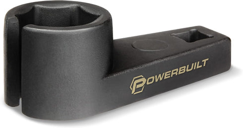 Powerbuilt Extended Reach Offset Oxygen O2 Sensor Socket Wrench, 7/8 Inch, 22mm, Remove and Install, 647094...