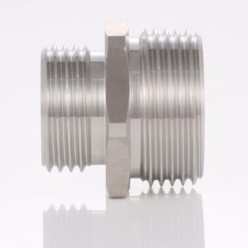 1'' NPT Male to 3/4'' GHT Male Connector?Lead-free,304 Stainless Steel Garden Hose Adapter,GHT to NPT Adapter Fitting,Garden Hose to Pipe Fittings...