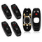 5 Pcs Inline Switch, Cord Appliance Black Switch, Button ON OFF for Lamp, Rated 10A 250V, Replacement Repair Control LED Electrical Extension Cabl...