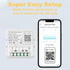 Matter Smart Switch 16A Mini DIY WiFi Light Switch Relay Module, Compatible with HomeKit, Alexa, Google Home, SmartThings with Remote Control & Ti...