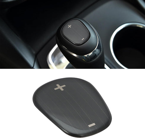 TOMALL Stainless Steel Car Gear Shift Knob Cover Compatible with Chevy Equinox 2018-2020 Shift Panel Trim Gear Lever Cover for Car Interior Car Ac...