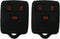 2Pcs Coolbestda Rubber 3buttons Smart Key Fob Protector Remote Skin Cover Case Keyless Entry Jacket for Ford F150 F250 F350 Explorer Ranger Escape...