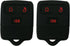 2Pcs Coolbestda Rubber 3buttons Smart Key Fob Protector Remote Skin Cover Case Keyless Entry Jacket for Ford F150 F250 F350 Explorer Ranger Escape...