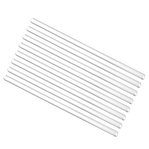 MECCANIXITY 3.3 Borosilicate Glass Stick 5.9" Length 8mm Dia Stir Rod Mixing Tools 8Pcs...