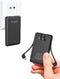 TG90° Power Bank Portable Phone Charger, 5000mAh Lightweight Battery Pack with Built-in AC Wall Plug and Cables, Ultra Mini Battery Charger Compat...