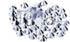 Flat Back Rhinestones ss10 2880 pcs 20 Gross, Non hotfix Rhinestone Clear Crystal Glitter gems, Bing Glass Glue fix Stone for Nail Art Clothes,Sho...