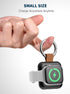 Portable Wireless Charger for Apple Watch 1200mAh, Compatible with Apple Watch Series 9/8/UItra/7/6/5/4/3/2/1SE, Magnetic Apple Watch Charger Keyc...