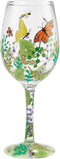 Enesco Designs by Lolita Organica Artisan Wine Glass, 15 Ounce, Multicolor,6007475...