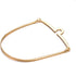 Yoursfs Tie Clip Chain 18K Gold Plated Single Loop Tie Chain Sets for Men Best Gift Personalized...