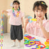 50PCS Baby Rings Toy Links Plastic Babies Teething Ring Attach Baby Toys to Strollers or Carrier Seat or Baby Bouncers for Infants...