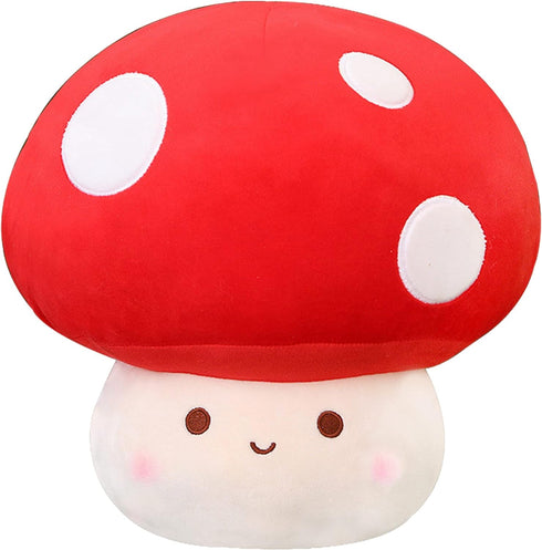 Large Mushroom Plush Toy, Mushroom Stuffed Animal Hugging Throw Pillow Plushies Doll Toy, Gift for Birthday Valentine...