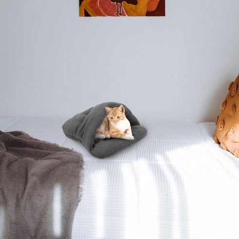 VANZACK Hamster Kitten Bed Slipper Nest Small Dog Cushions Cat Cot Dog Place Cot Beds for Dogs Pet Cave Comfy Pet Beds Doggie Beds Pet Slipper Nes...