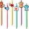 Cute Nurse Pens Funny Nurse Accessories for Work Aesthetic Gel Pen Black Ink Set for Cna Rn Medical Assistant Nursing Student Essentials Nurse Wee...