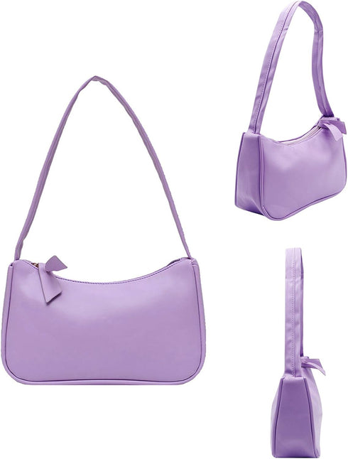 Suillty Women Vintage Underarm Shoulder Bag PU Leather Small Tote Wallet Handbag Clutch Purse...