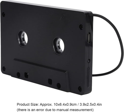 PUSOKEI Car Cassette Audio Receiver, Bluetooth 5.0 Cassette to Aux Adapter, Tape Player MP3 Cassette Player Adapters Audio Converter with Calling ...