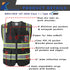 High Visibility Safety Vest for Men Women with 9 Pockets and Zipper Front Reflective Mesh Safety Work Vest Hi Vis Construction Vest Meets ANSI/ISE...