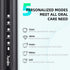 7AM2M Sonic Electric Toothbrush, Soft Toothbrushes for Adults and Kids with 6 Brush Heads, One Charge Use for 90 Days, 5 Modes with 2 Minutes Buil...