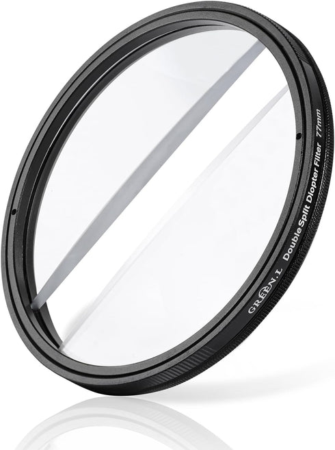 77mm Center Field Split Diopter Effect Filter, Special Effect Filter for Camera Lens...