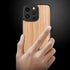 Natural Wood Case Compatible with iPhone 15 Pro Max Wood Cases Wooden Shockproof Protective Cover Unique Classy Vintage Slim Elegant Minimalist Th...