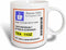 3dRose "Funny Tea Prescription Humorous Prescribed Cup Of Tea Joke Medicine" Mug, 11 oz, NULL...