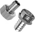 Beduan Stainless Steel Garden Hose Repair Connector Fitting 5/8" Barb to 3/4 Garden hose Male and Female GHT Threaded Hose Fittings...