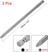 uxcell 2 Pcs 6mm PH2 Magnetic Phillips Screwdriver Bits, 1/4 Inch Hex Shank 5.9-inch Length S2 Power Tool...