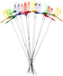 24pcs 3D Dragonfly Planter Dragonflies Garden Ornaments Patio Decoration 3D Dragonfly Garden Decor Dragonfly Stakes with Sticks...