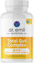 DR. EMIL NUTRITION Total Gut Health Complex - Prebiotic + Probiotic + Postbiotic Gut Health Supplements for Women and Men - Probiotics for Digesti...