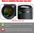 62mm Snap-On Lens Cap for Nikon Nikkor Z 50-250mm/85mm F1.8D/105mm F2.8G 60mm F2.8 Lens for Z50, for Sony RX10 CX900E AX100E E18-200LE II E10-8 Le...