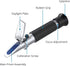 AUTOUTLET Salinity Refractometer Saltwater Aquarium for Seawater, Pool, Tank, Marine, Fishkeeping, 0-100PPT & 1.000-1.070 Salinity Tester with ATC...