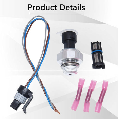 Engine Oil Pressure Sensor Switch Sending Unit with Screen Filter and Plug D1846A Compatible with Chevrolet Chevy Silverado GMC Sierra Cadillac Es...