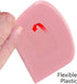 ALLTOP Bowl Spatula & Bench Scraper,Flexible Plastic Multipurpose Kitchen Pastry Cutter Tool,Food Scrappers for Bread Dough Baking Cake Fondant Ic...