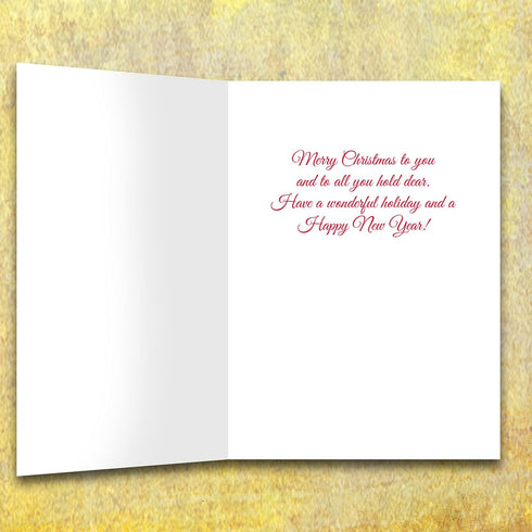 LSU Christmas Card with Recipe - LSU Christmas Cat in the Hat...